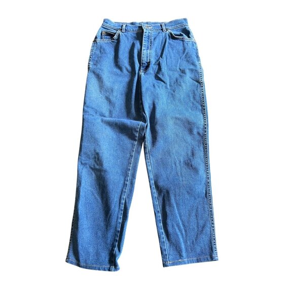 Lee Denim - Vintage Lee Riders Super High Rise Jeans Straight Leg Tapered Mom 80s
